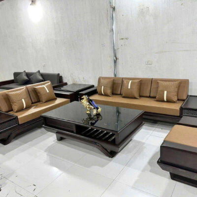 Sofa gỗ cánh tiên – Gỗ sồi Nga cao cấp, sang trọng và tinh tế