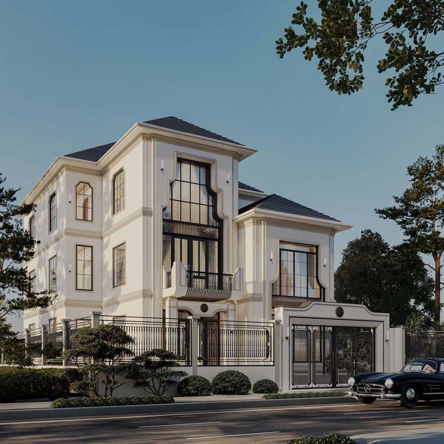 Biệt thự mái Nhật: Vẻ đẹp của sự cân bằng giữa hình khối, ánh sáng và thiên nhiên 13 Biệt thự mái Nhật: Vẻ đẹp của sự cân bằng giữa hình khối, ánh sáng và thiên nhiên