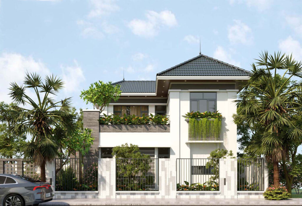 Biệt thự mái Nhật: Vẻ đẹp của sự cân bằng giữa hình khối, ánh sáng và thiên nhiên 9 Biệt Thự Mái Nhật 8