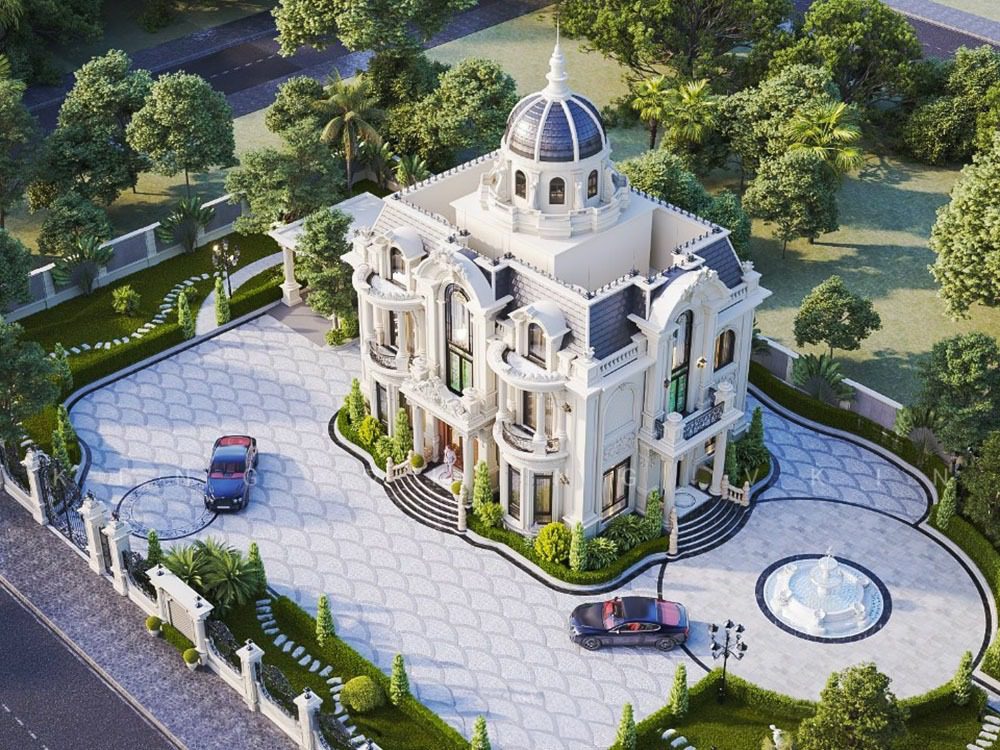 Thi công biệt thự tân cổ điển