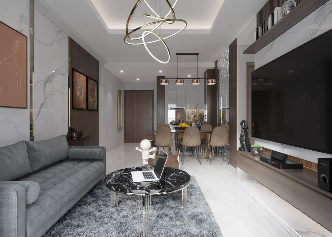 số màu đậm được chọn sử dụng làm điểm nhấn