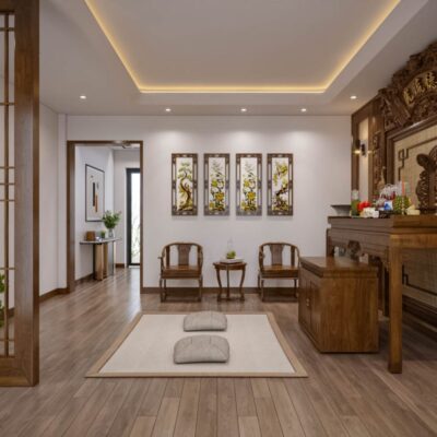 Thiết kế nội thất Biệt thự hiện đại 2 tầng